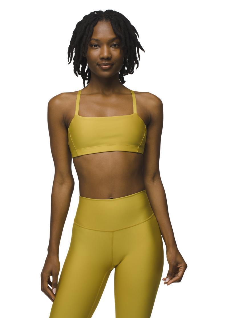 prAna Sculpt Adjustable Bra - Golden Leaf 2