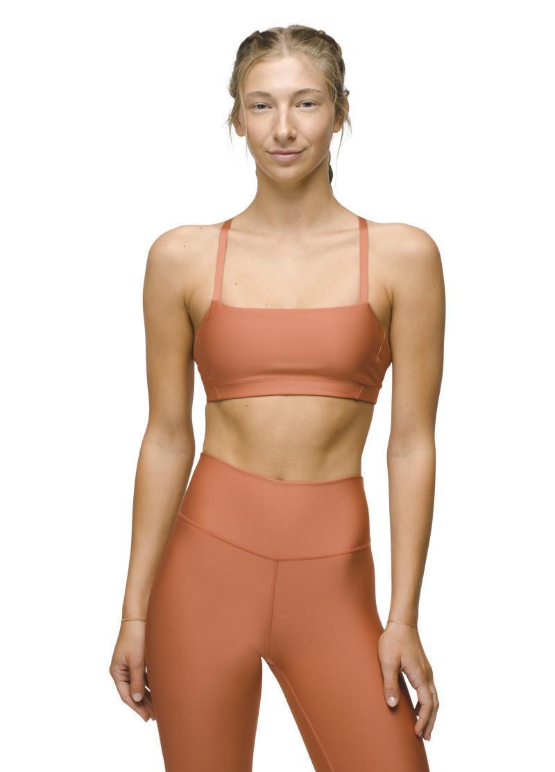 prAna Sculpt Adjustable Bra - Terracotta 2