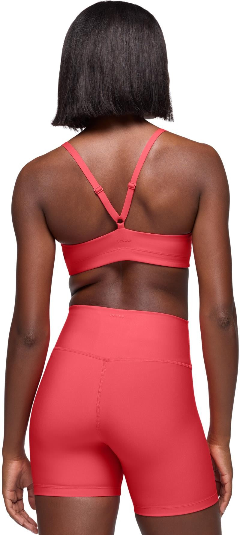 prAna Sculpt Adjustable Bra - rose fire 1