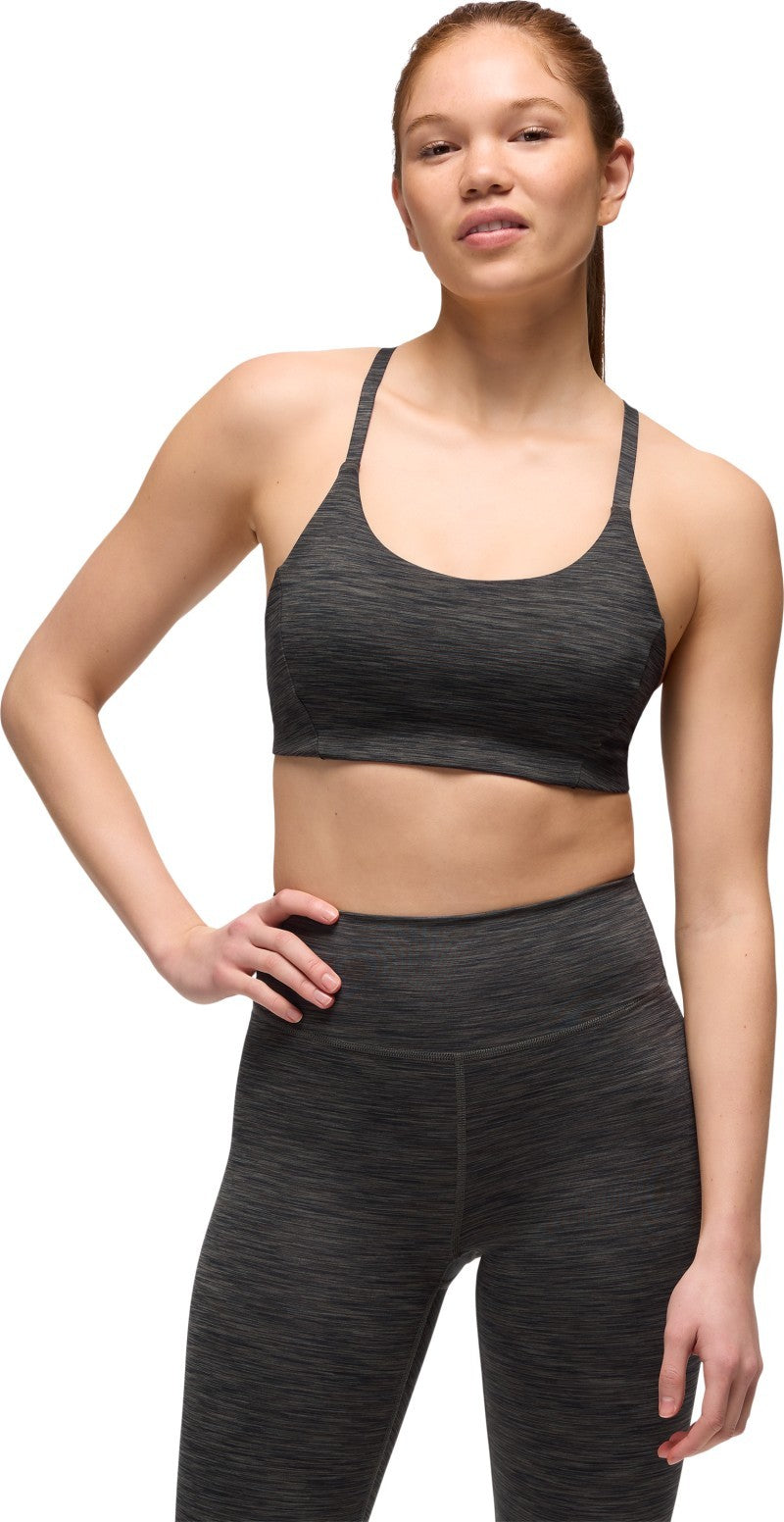 prAna Sculpt Scoop Bra - nori spacedye 1