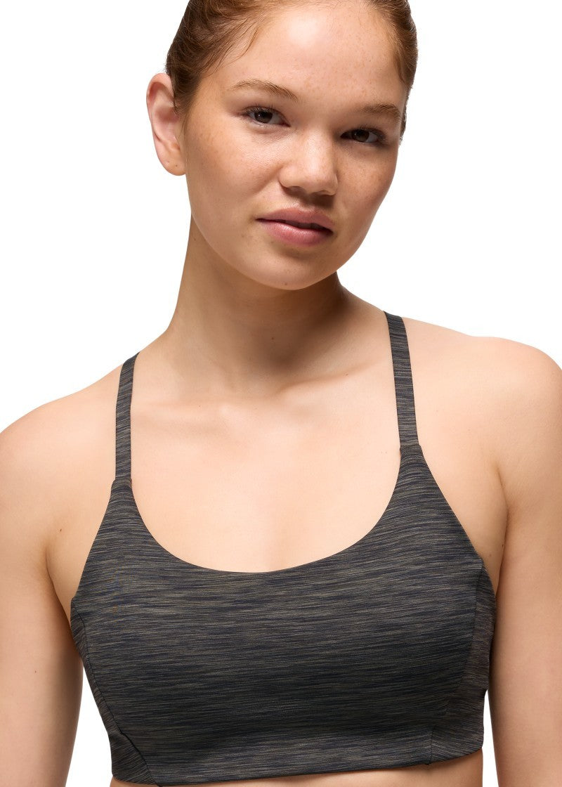 prAna Sculpt Scoop Bra - nori spacedye 1