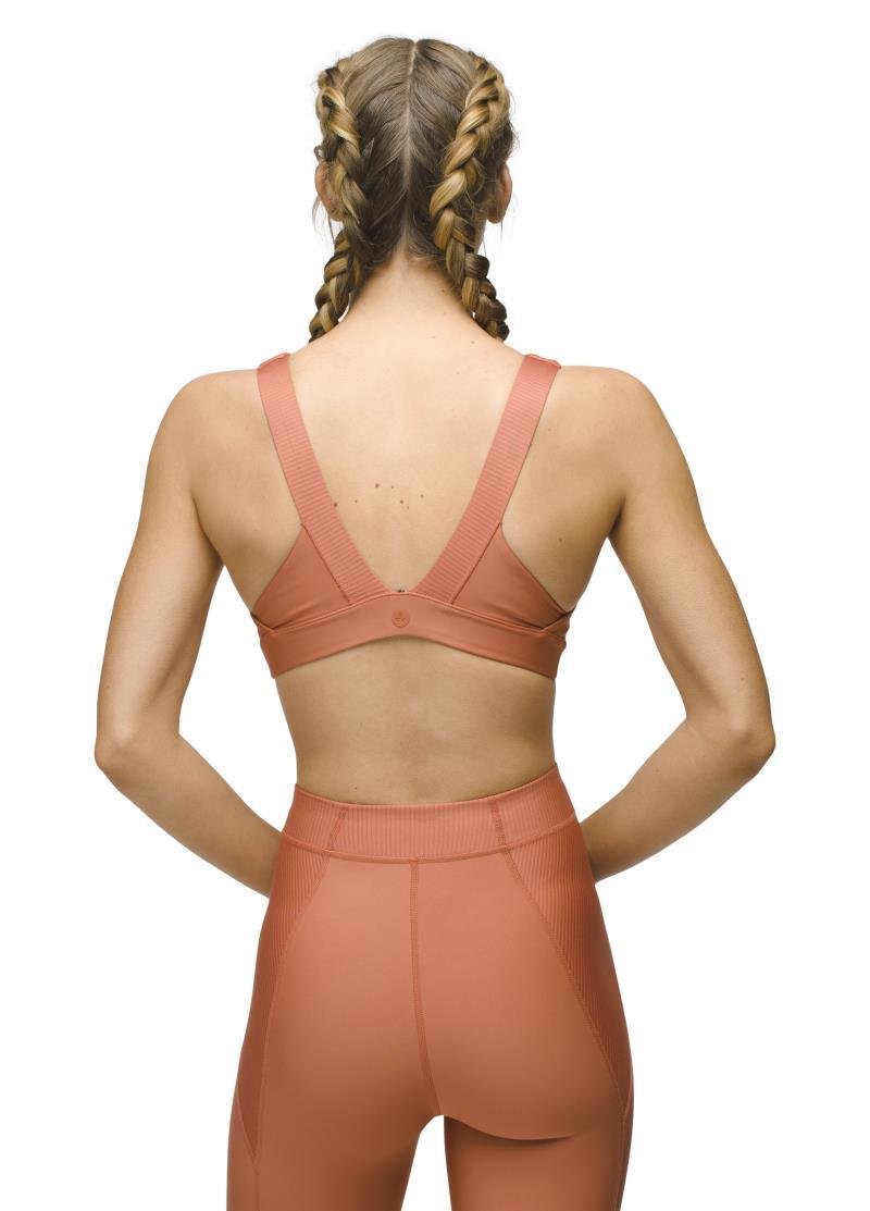 prAna Sculpt Send Off Bra - Terracotta 3