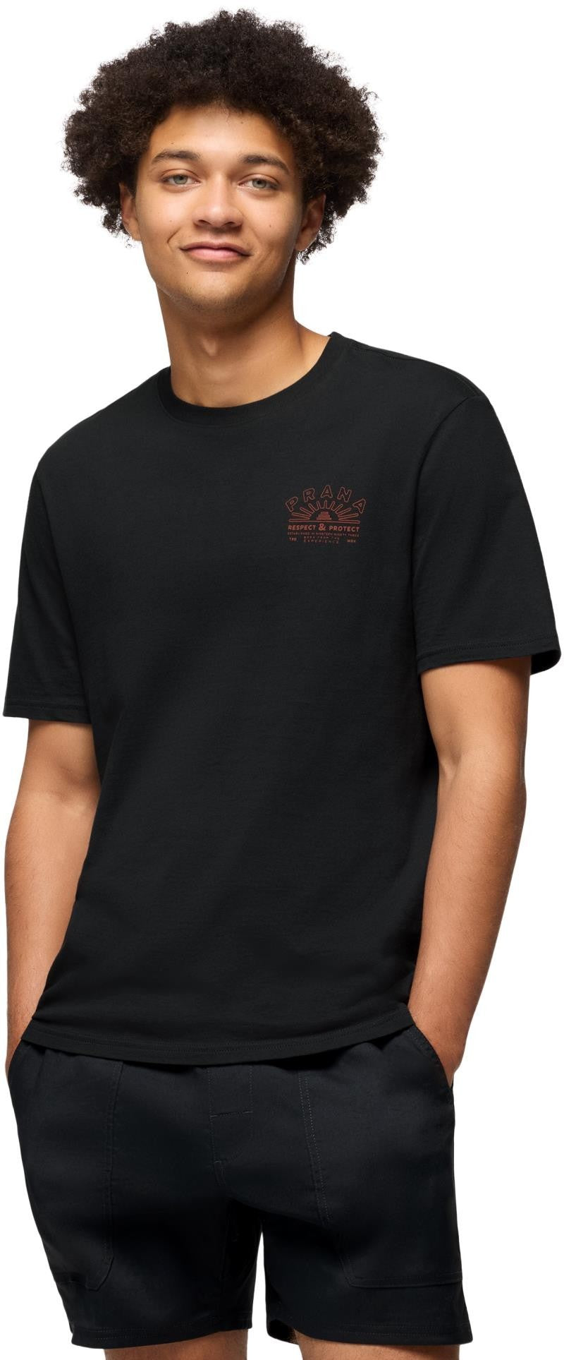 prAna Universal Truth SS Tee - Mens - black 1