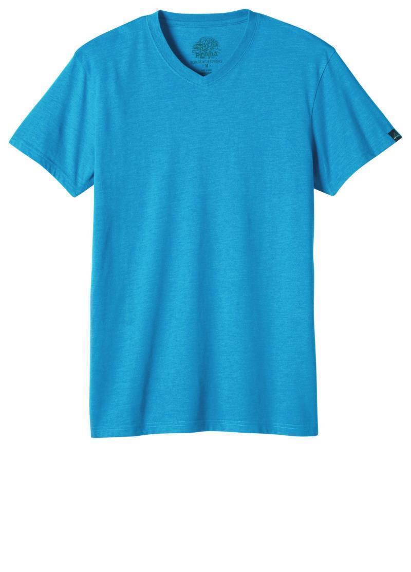 prAna V-Neck SS T-Shirt - Standard - Mens - Cove Heather 1
