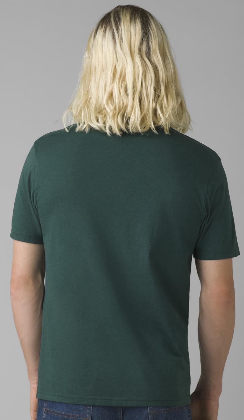 prAna V-Neck SS T-Shirt - Standard - Mens - Deep Pine Heather 3