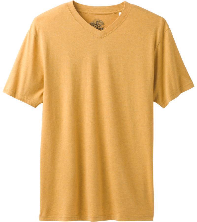prAna V-Neck SS T-Shirt - Standard - Mens - Marigold Heather 1