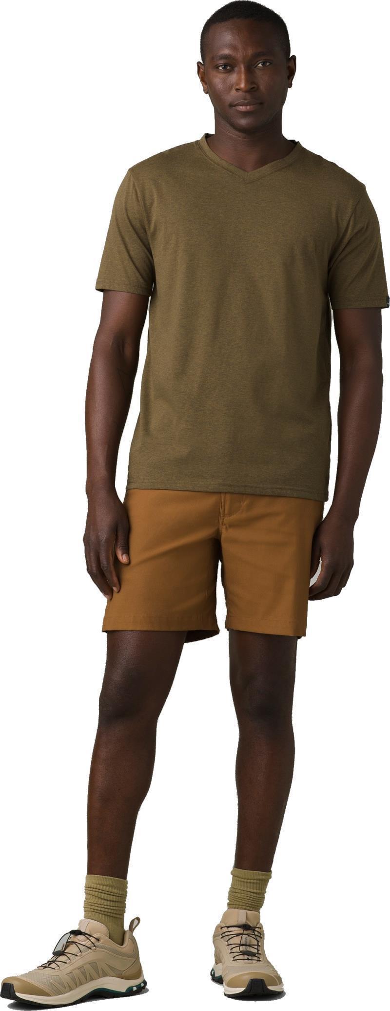 prAna V-Neck SS T-Shirt - Standard - Mens - Peat Heather 4