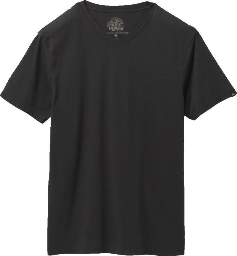 prAna V-Neck SS T-Shirt - Tall - Mens - Black 1