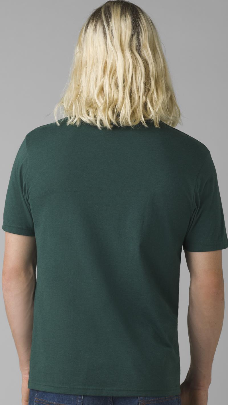 prAna V-Neck SS T-Shirt - Tall - Mens - Deep Pine Heather 3