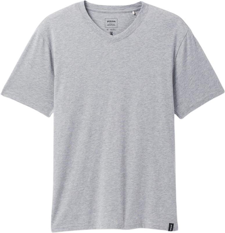 prAna V-Neck SS T-Shirt - Tall - Mens - Medium Heather Grey 1