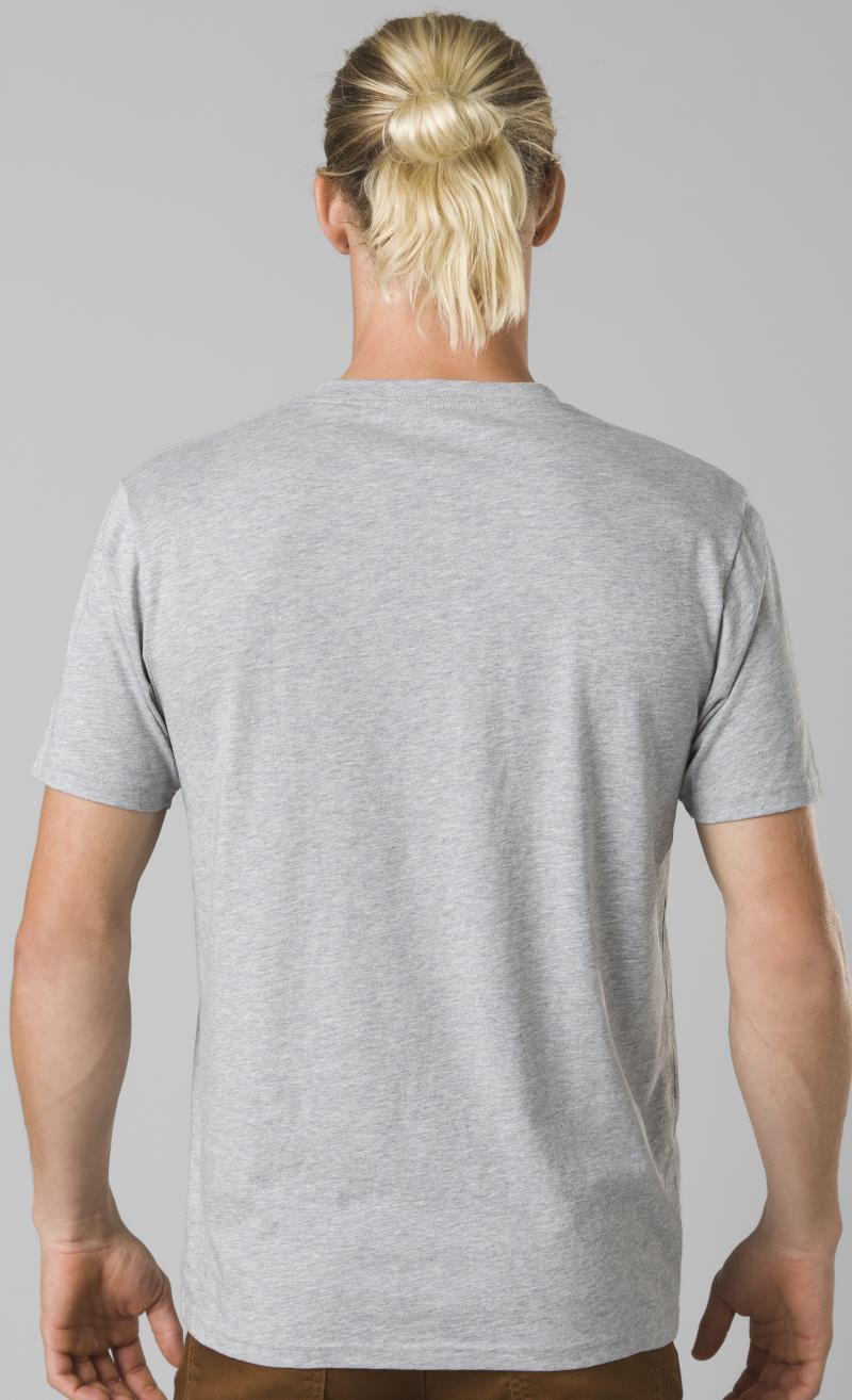 prAna V-Neck SS T-Shirt - Tall - Mens - Medium Heather Grey 3