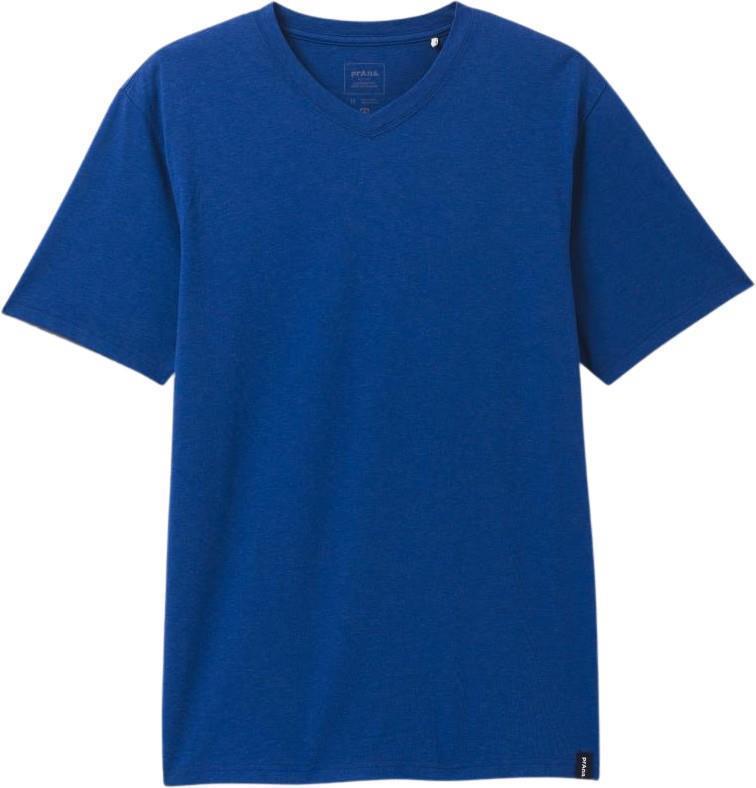 prAna V-Neck SS T-Shirt - Tall - Mens - Rich Sapphire Heather 1