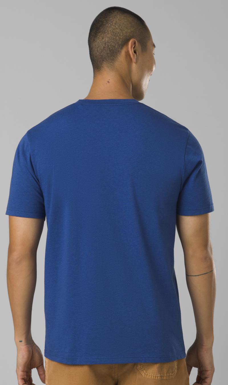 prAna V-Neck SS T-Shirt - Tall - Mens - Rich Sapphire Heather 3