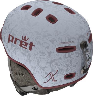 Lyric X2 Helmet - Womens - maroon mist 1
