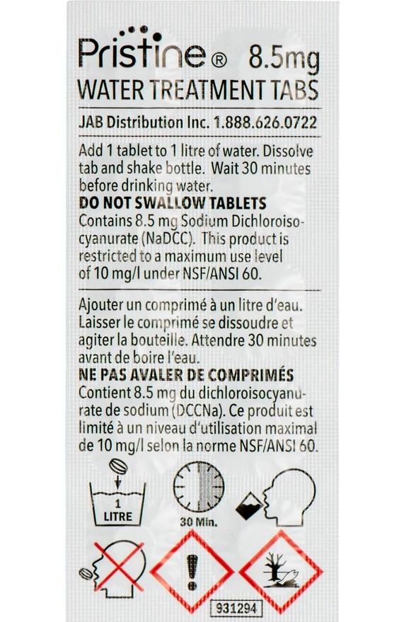 Pristine Tablets Small - 1L - 50 Tablets - not applicable 1