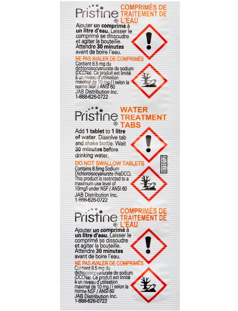 Pristine Tablets - 50 - 1L Tabs - Not Applicable 3