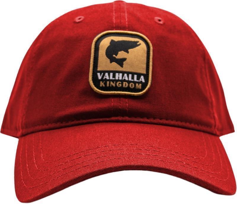 VPO Adjustable Hat - Small Trout Patch - Dark Red 1