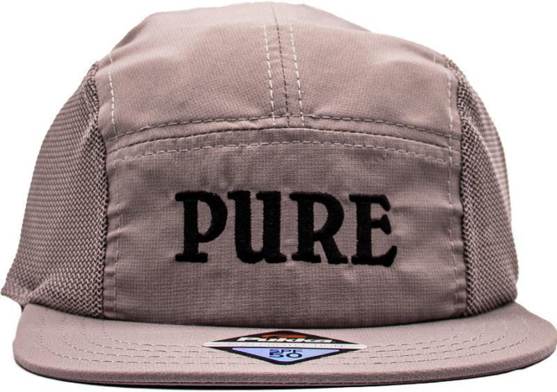 VPO SPF 50 Runners Hat - Large Pure Logo - Concrete 1