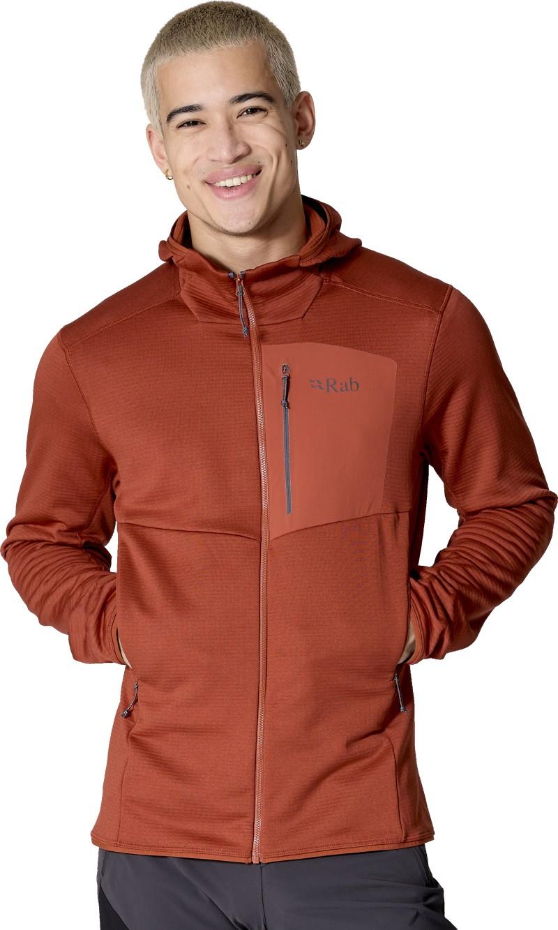 Ascendor Hoody - Mens - tuscan red 1
