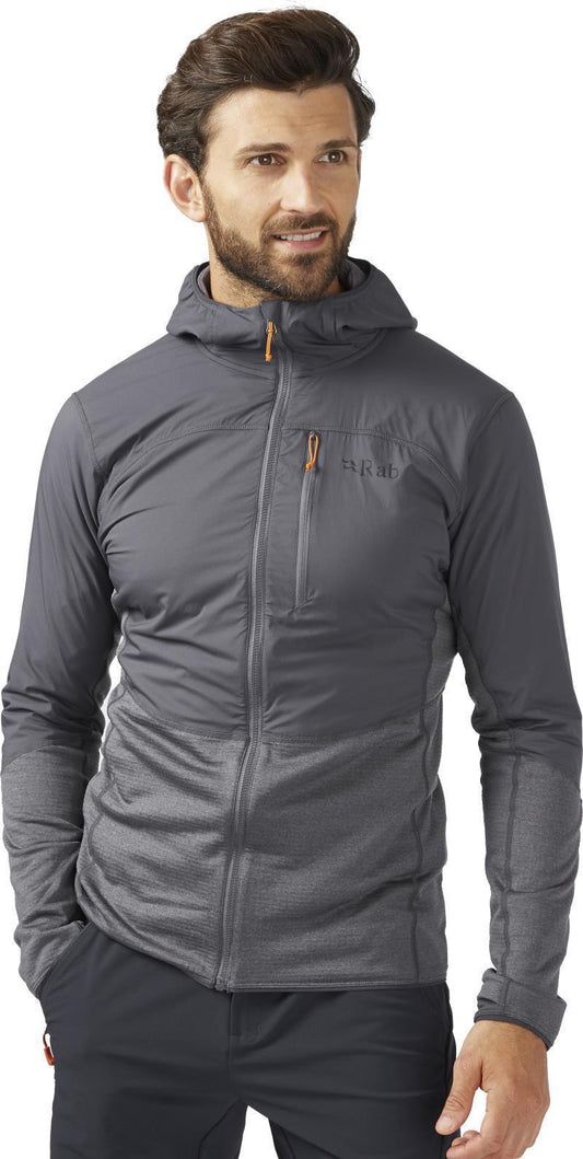 Ascendor Summit Hoody Full Zip - Mens - Graphene 1