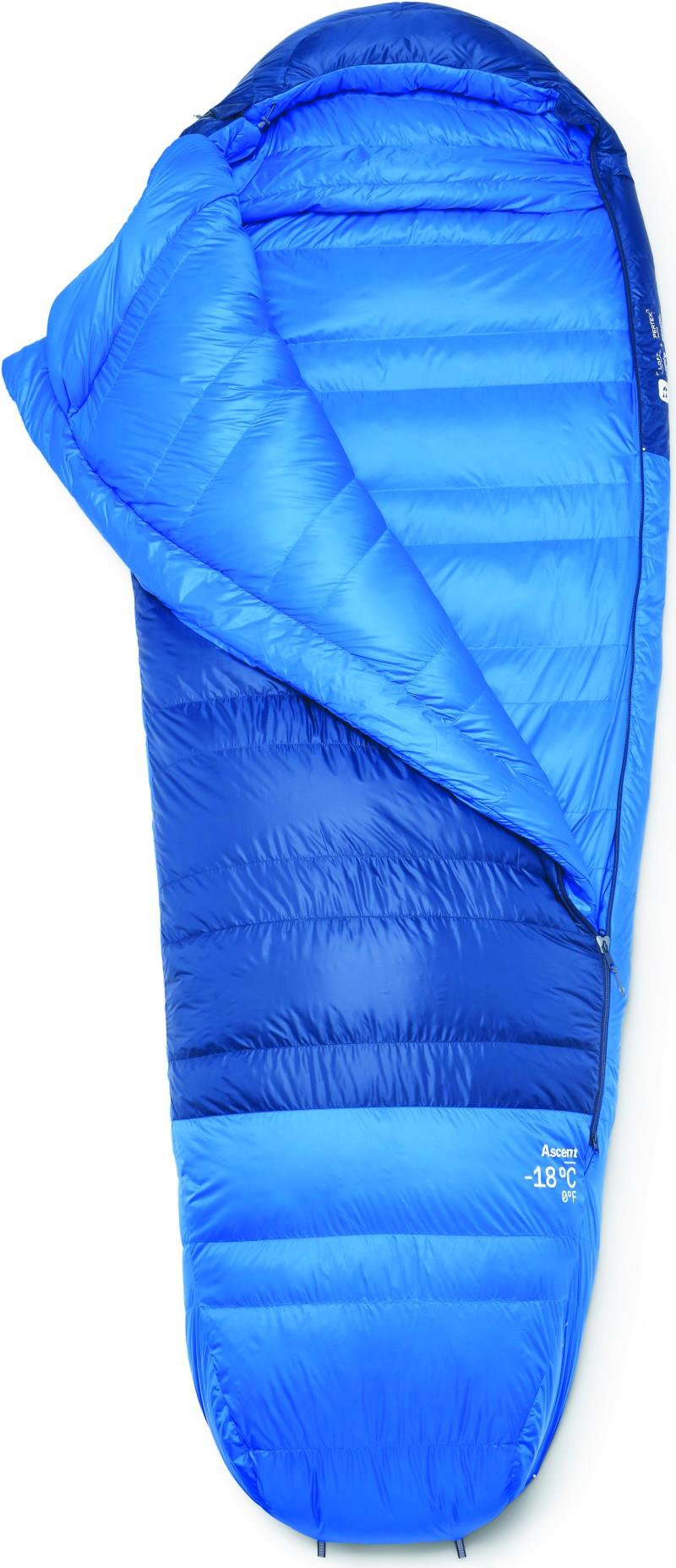Ascent -18C / 0F, Long - tempest blue / maya blue 1