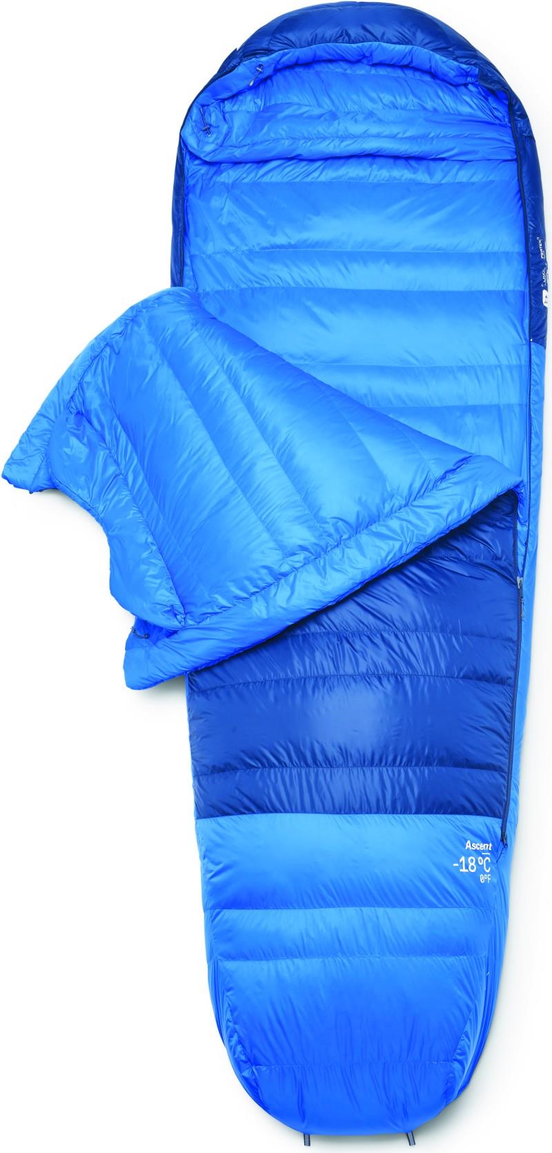 Ascent -18C / 0F, Long - tempest blue / maya blue 1
