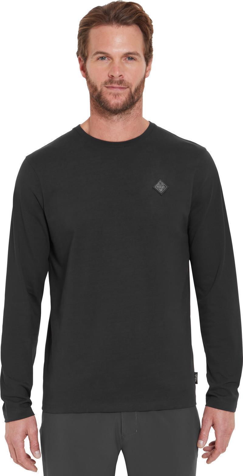 Basecamp Logo Badge LS Tee - Mens - Beluga 3