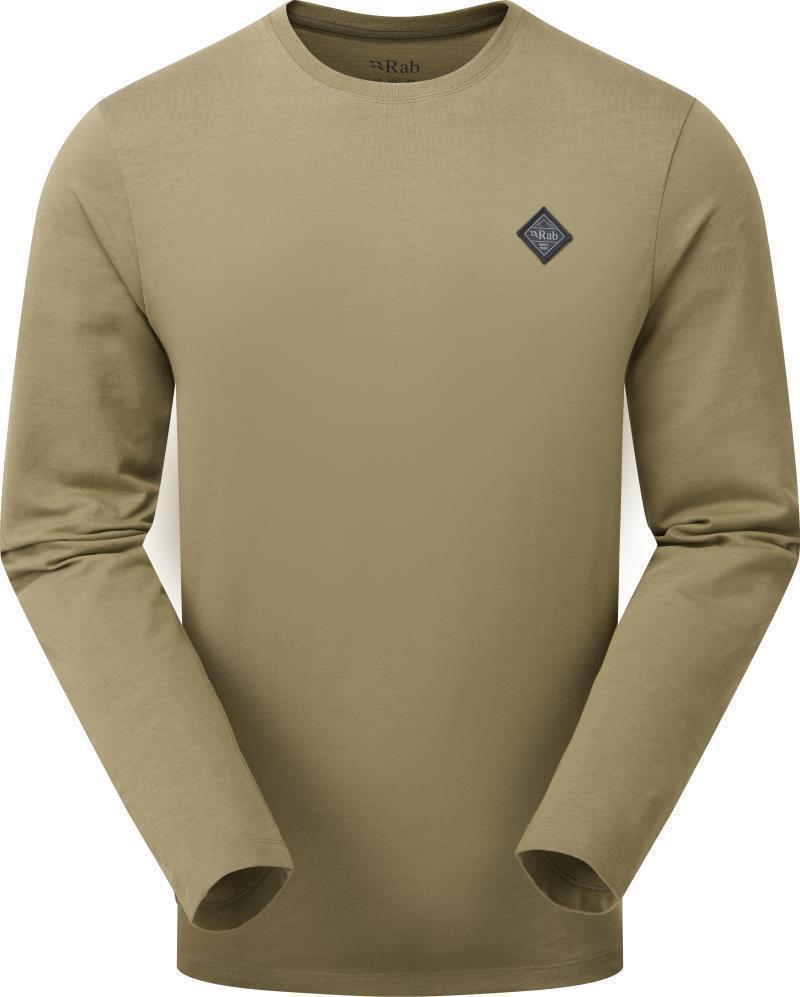 Basecamp Logo Badge LS Tee - Mens - Light Khaki 1