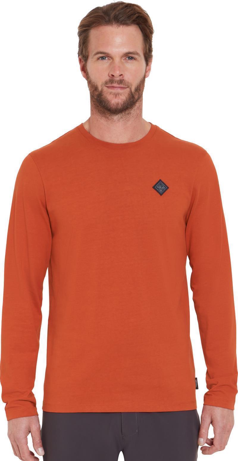 Basecamp Logo Badge LS Tee - Mens - Red Clay 3