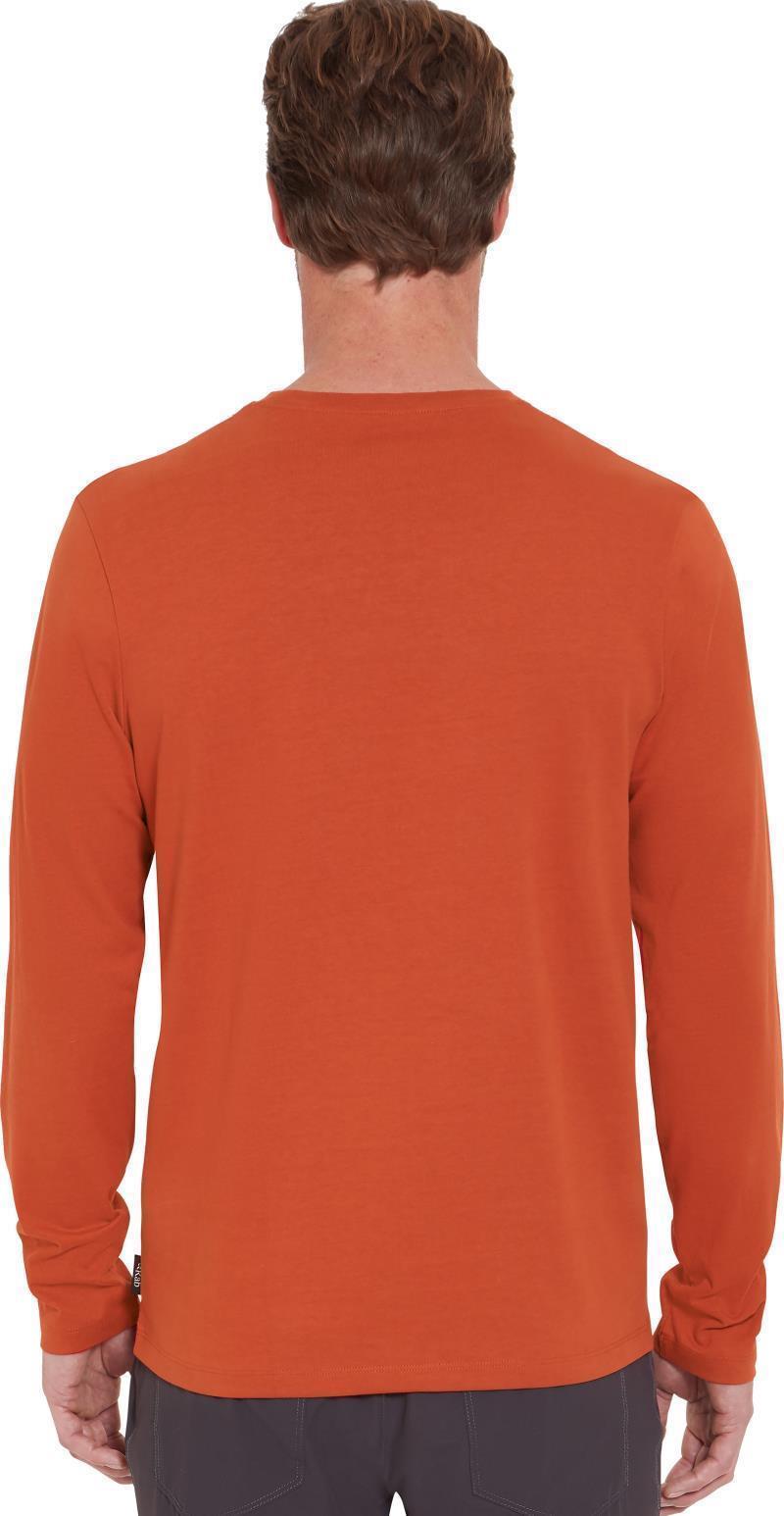Basecamp Logo Badge LS Tee - Mens - Red Clay 4
