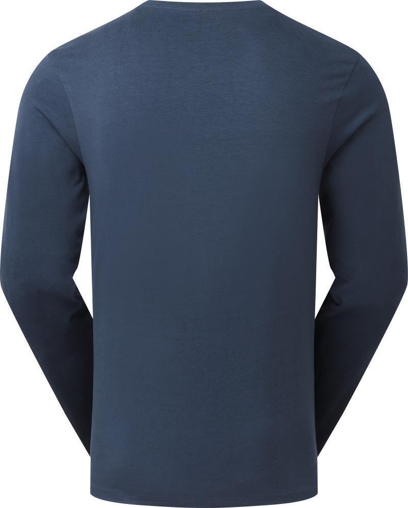Basecamp Logo Badge LS Tee - Mens - Tempest Blue 2