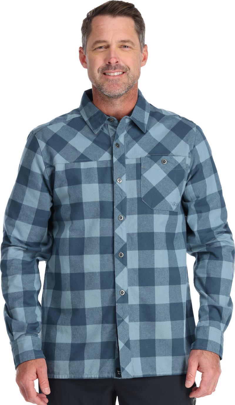 Boundary Shirt - Mens - Orion Blue Check 1