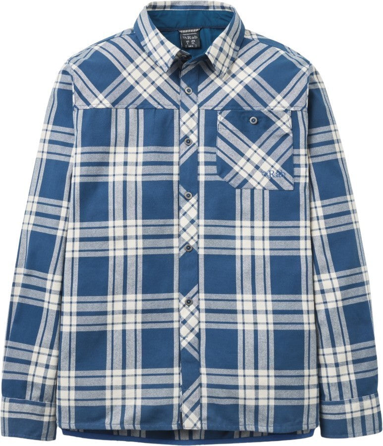 Boundary Shirt - Mens - tempest blue check 1