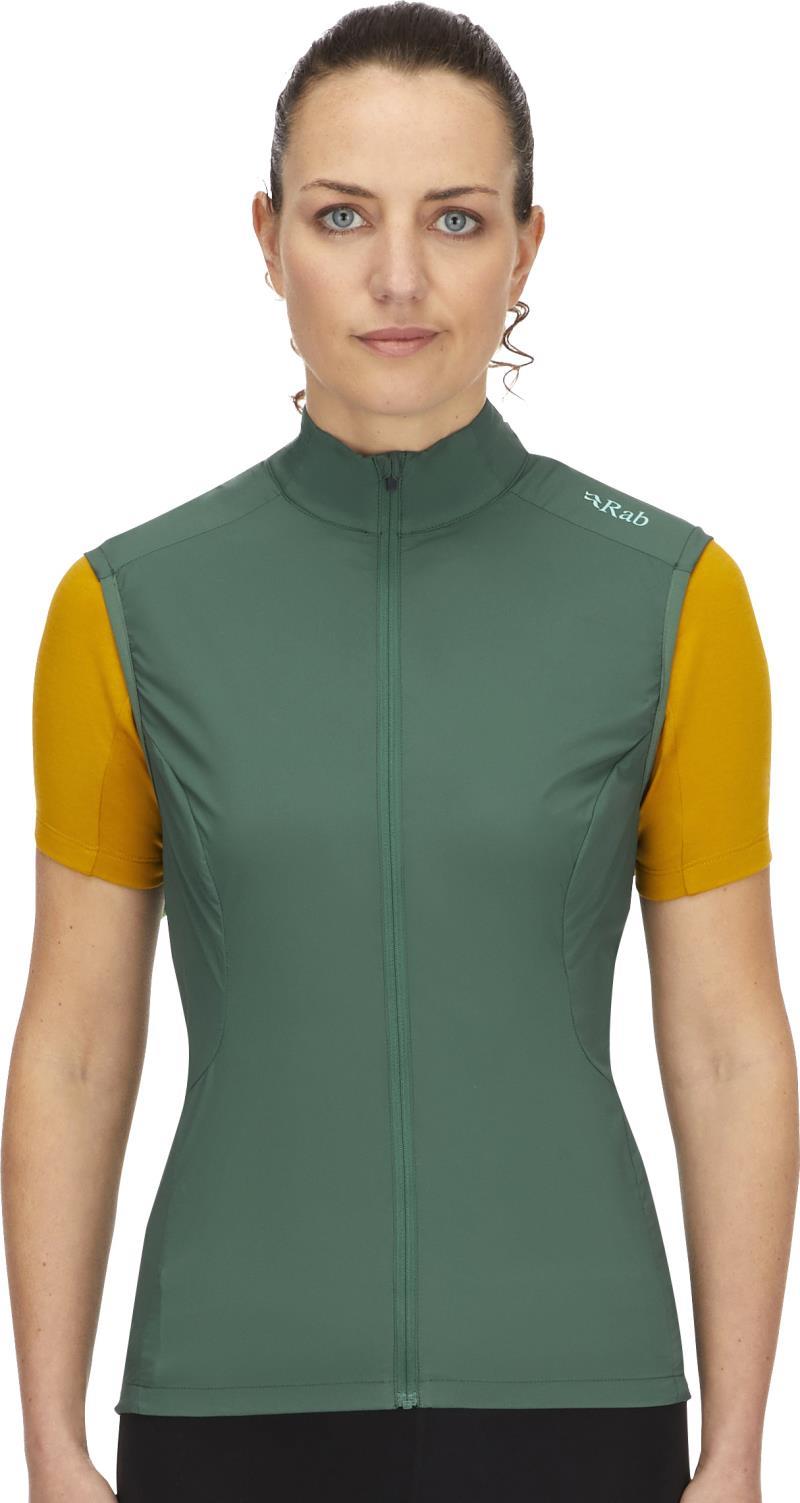 Cinder Windveil Vest - Womens - Green Slate 1