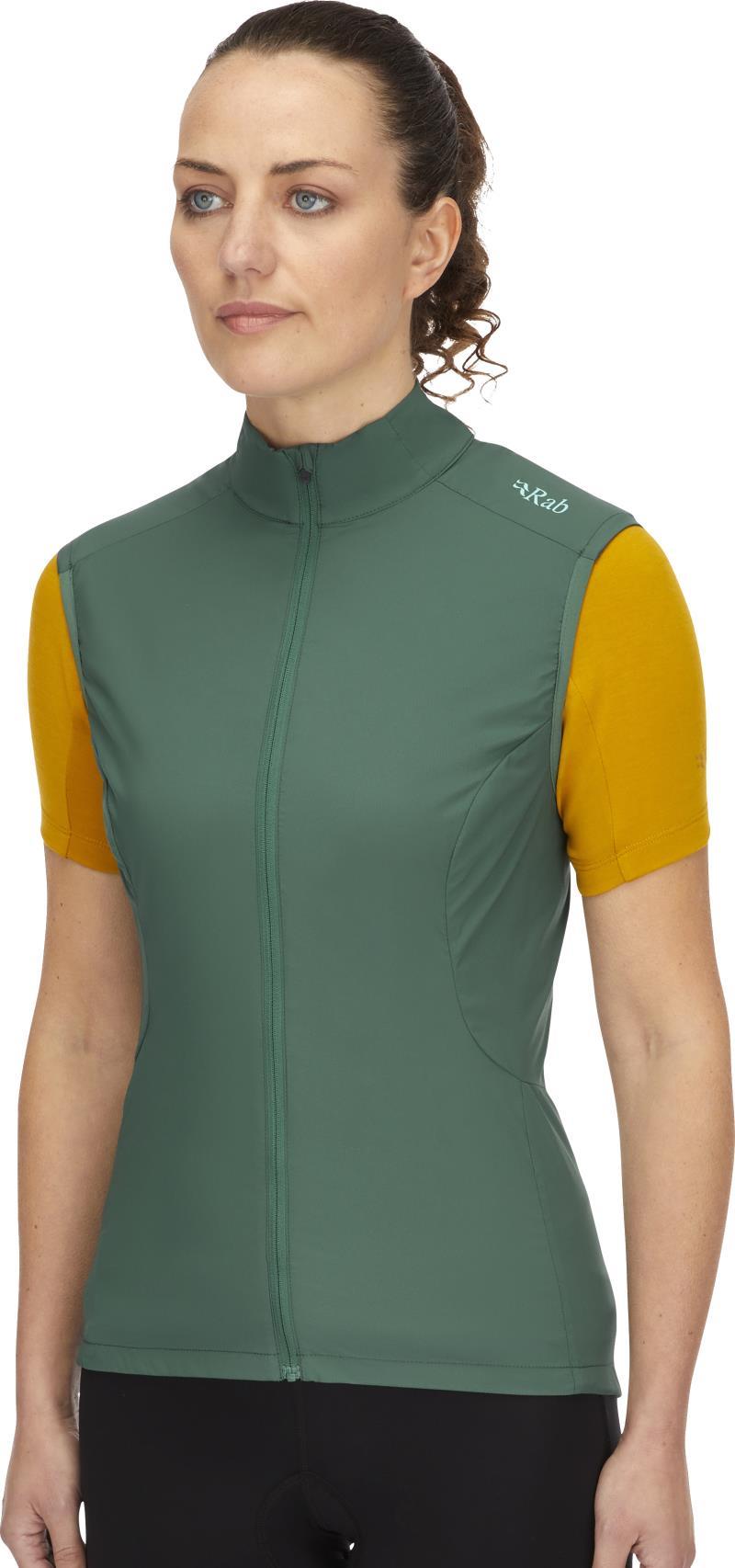 Cinder Windveil Vest - Womens - Green Slate 2