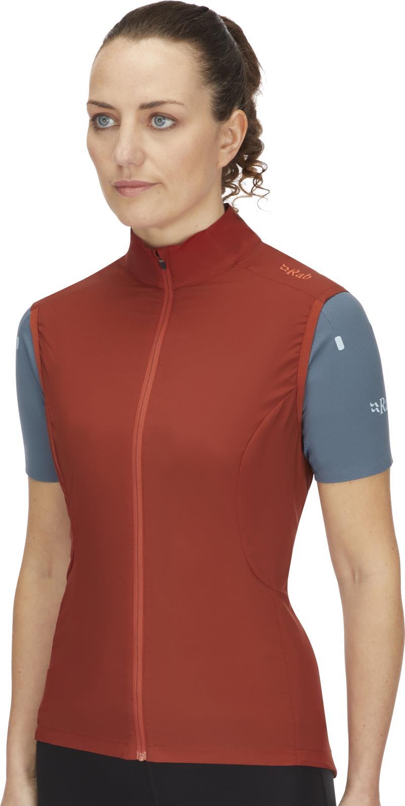 Cinder Windveil Vest - Womens - Tuscan Red 2