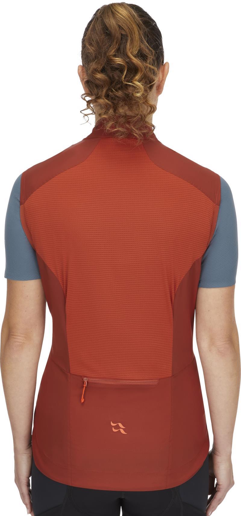 Cinder Windveil Vest - Womens - Tuscan Red 3