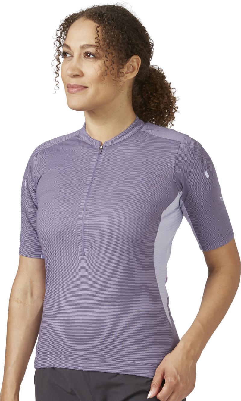 Cindercrino Zip Tee - Womens - Purple Sage 1