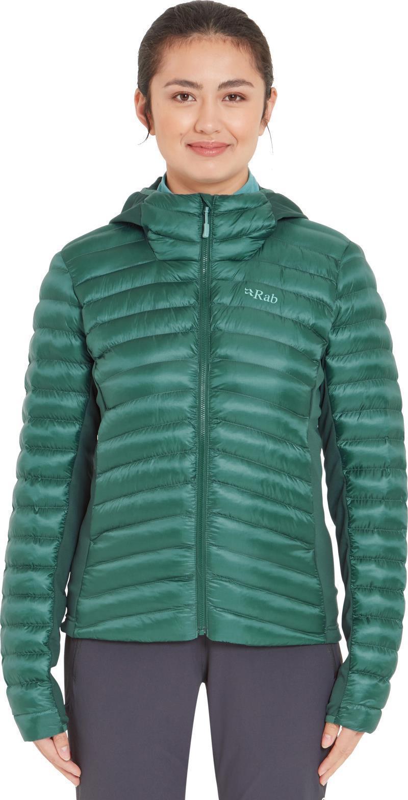 Cirrus Flex Hoody - Womens - eucalyptus / green slate 1
