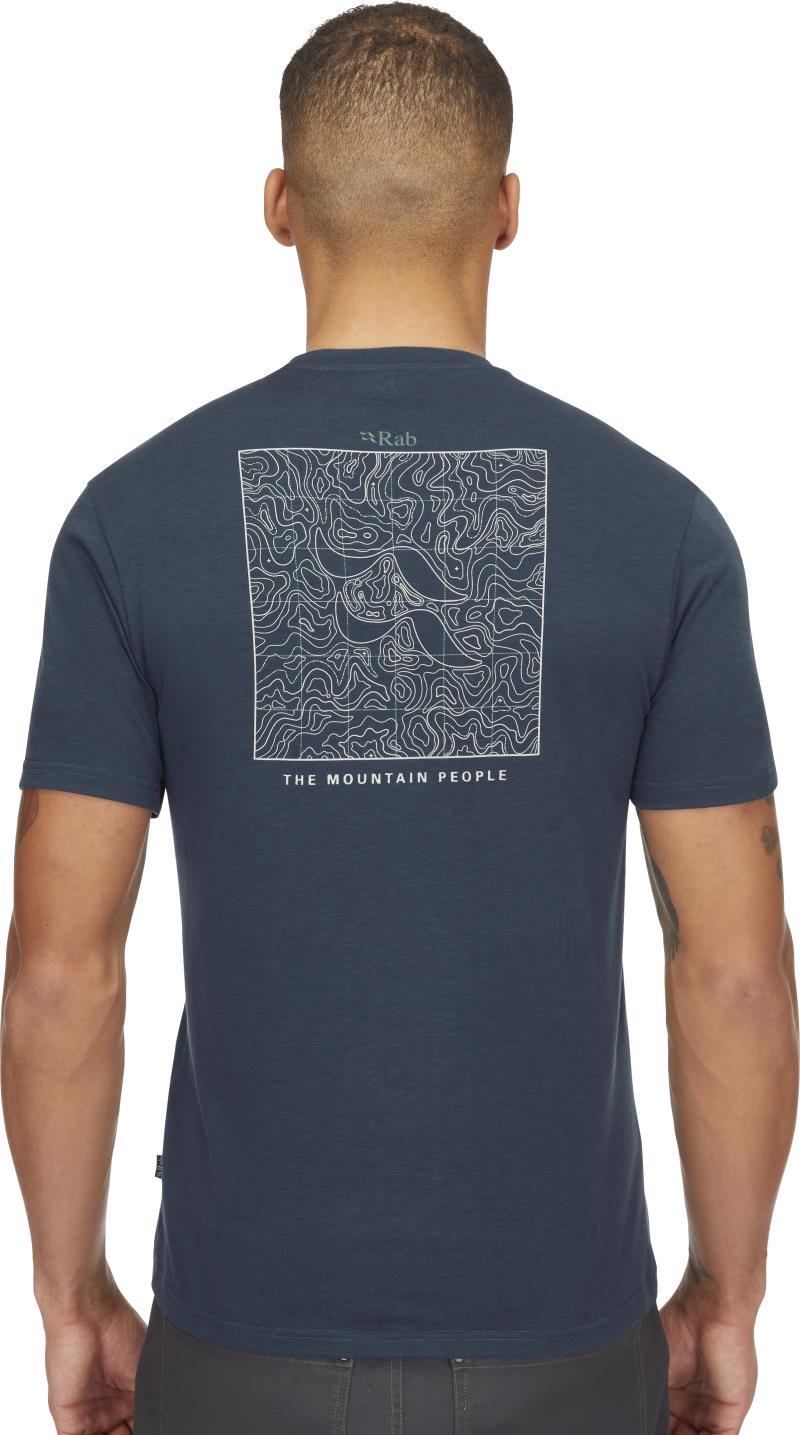 Crimp Elevation Tee - Mens - Tempest Blue 2