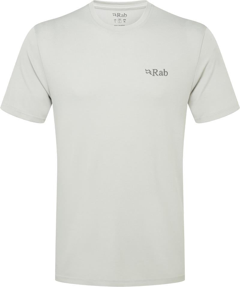 Crimp Logo Tee - Mens - Light Zinc 1