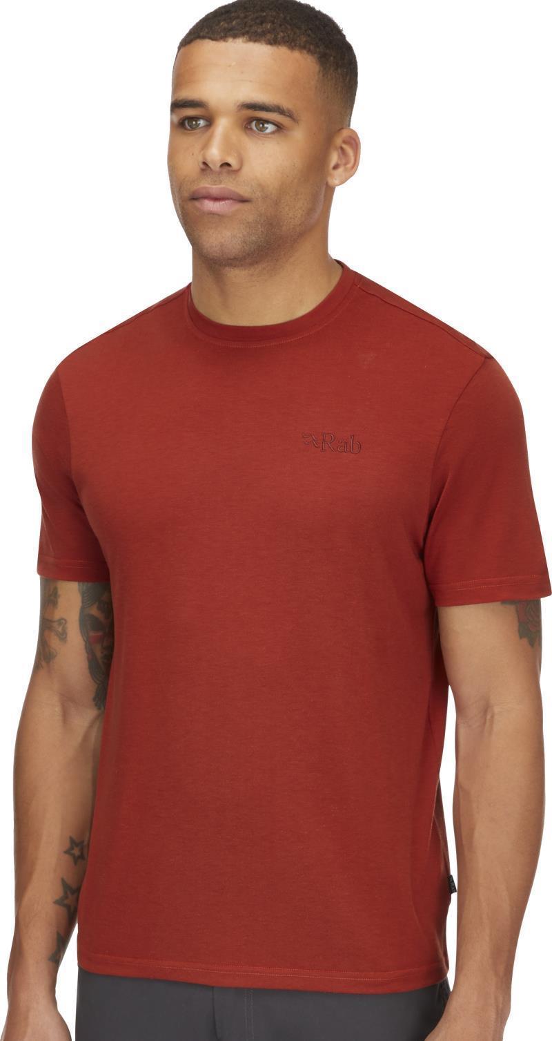 Crimp Logo Tee - Mens - Tuscan Red 2