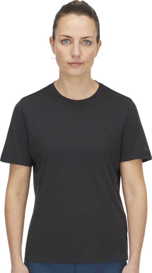 Crimp Logo Tee - Womens - Beluga 1