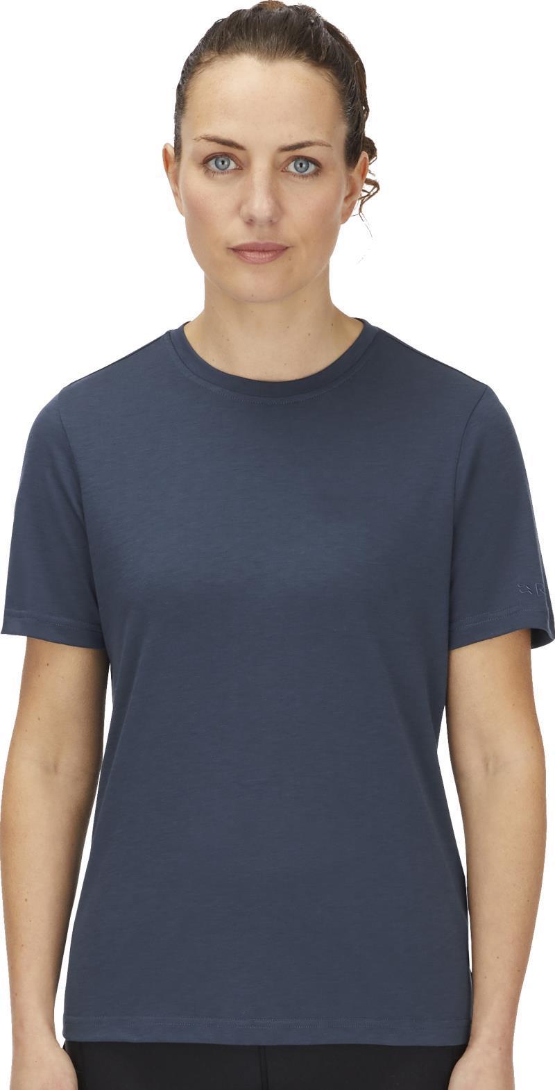 Crimp Logo Tee - Womens - Tempest Blue 1
