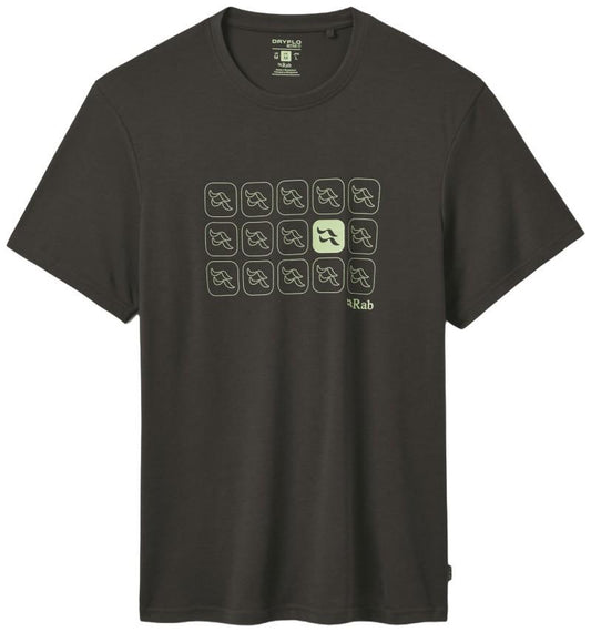 Crimp Repeat Tee - Mens - beluga 1
