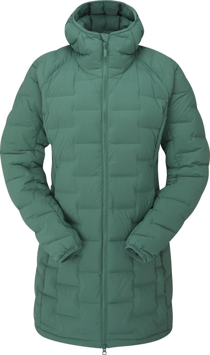 Cubit Stretch Down Parka - Womens - Green Slate 1