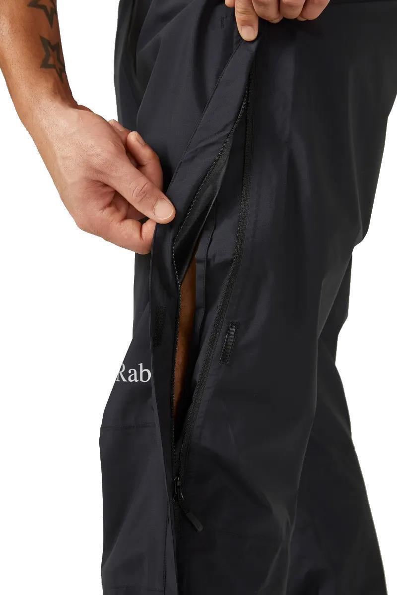 Downpour Eco Full Zip Pants, Reg - Mens - Black 4