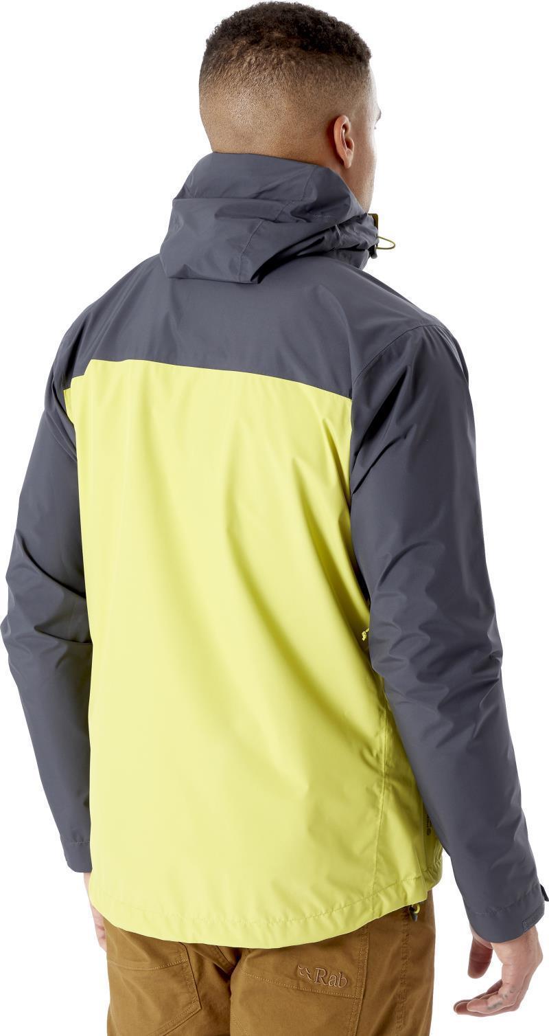 Downpour Eco Jacket - Mens - Graphene / Zest 2