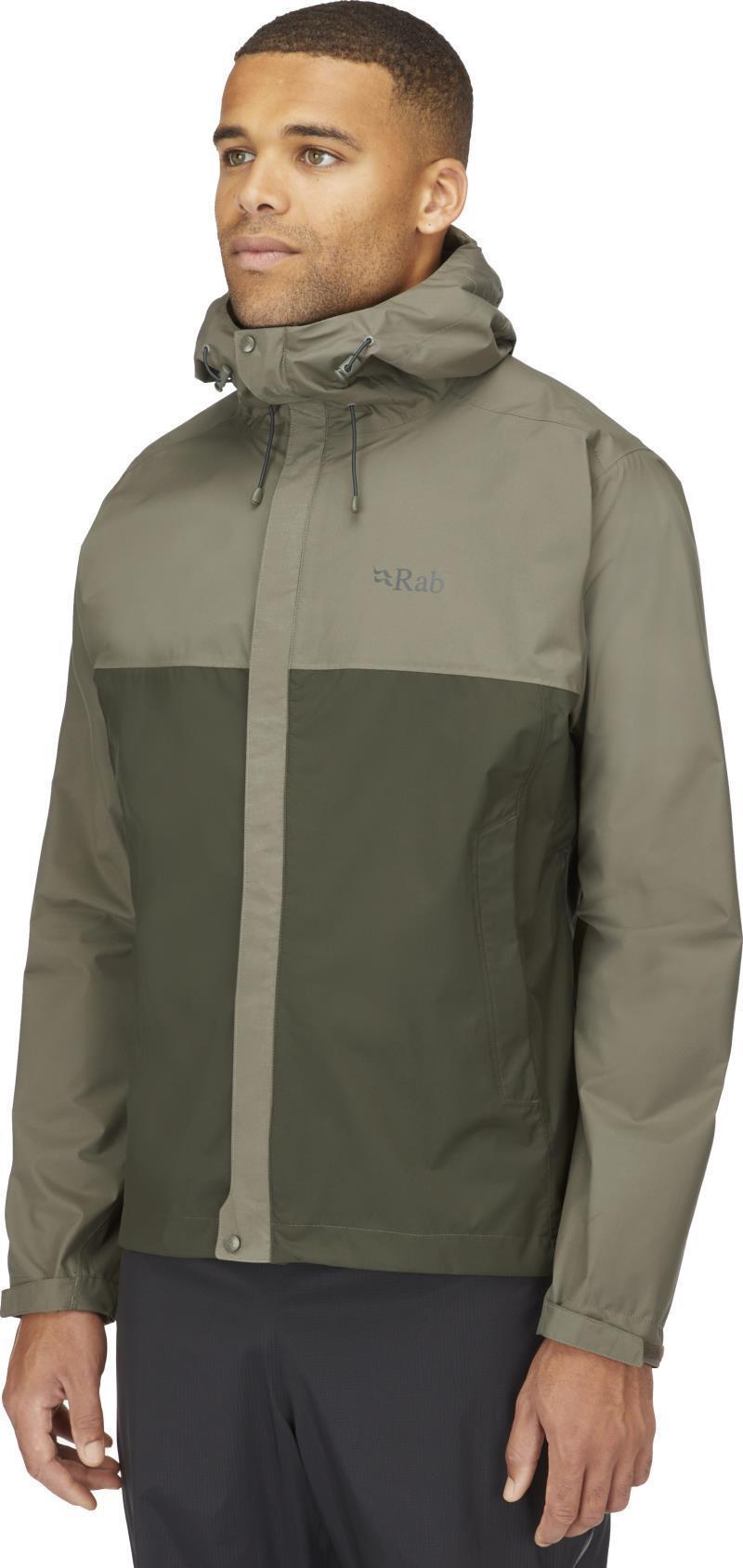 Downpour Eco Jacket - Mens - Light Khaki / Army 2