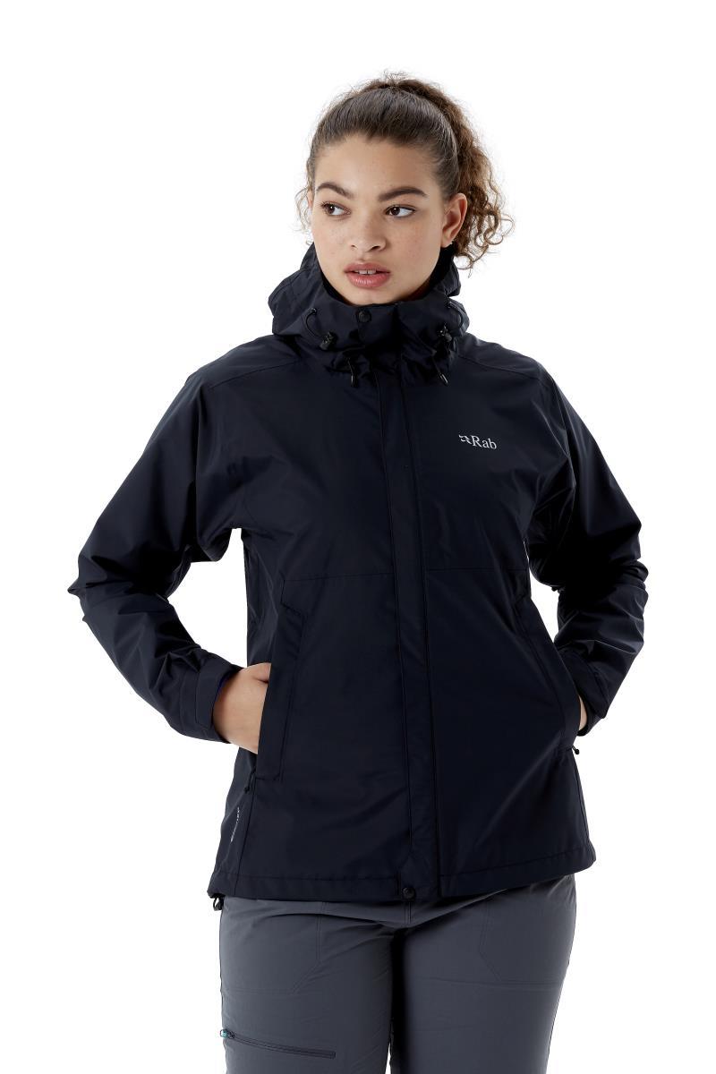 Downpour Eco Jacket - Womens - Black 1